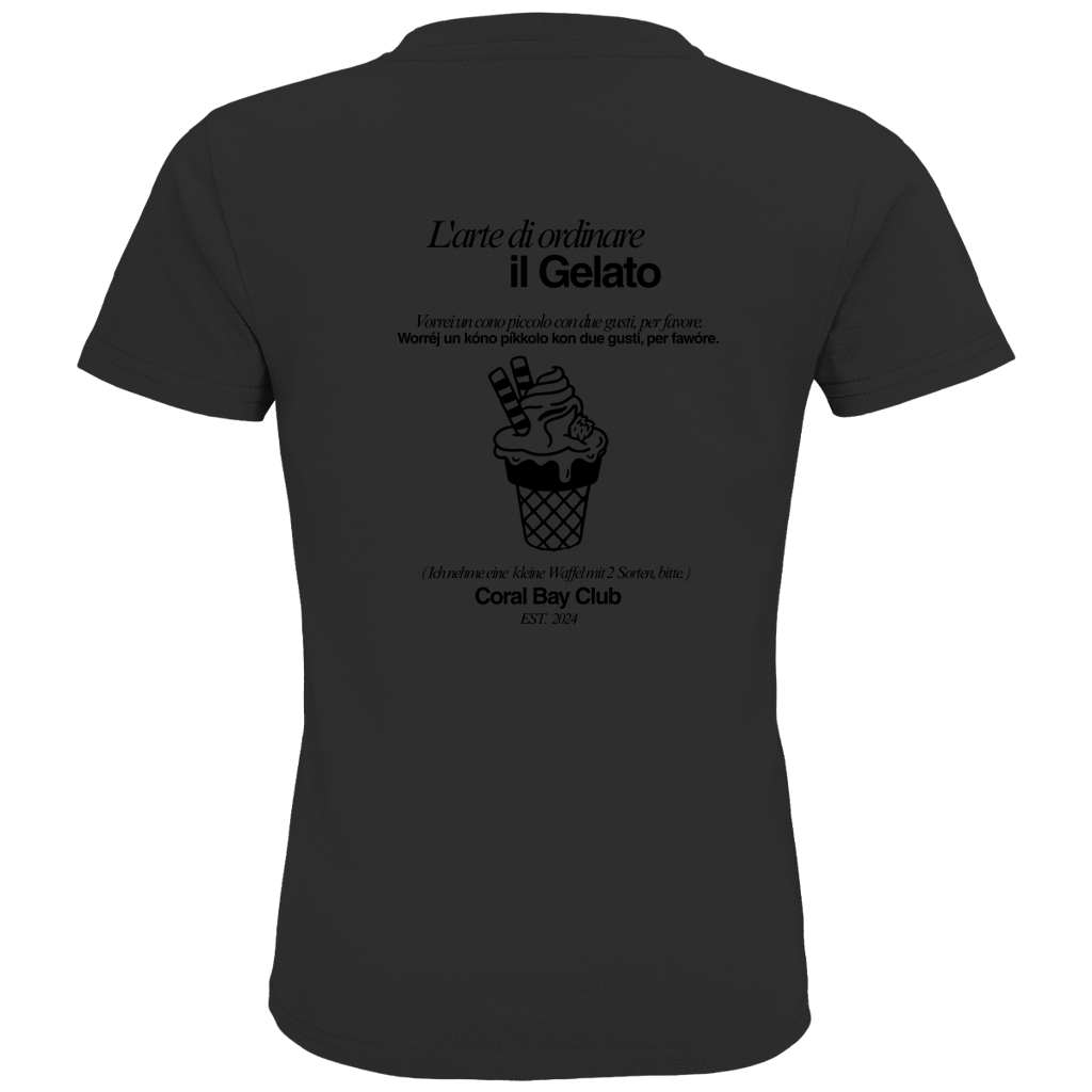 Kids Premium Bio T-Shirt Badge  Gelato