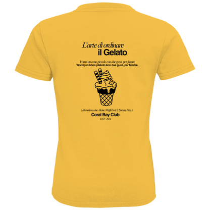 Kids Premium Bio T-Shirt Badge  Gelato