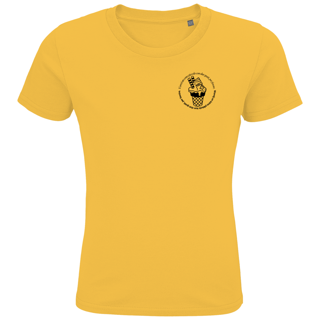 Kids Premium Bio T-Shirt Badge  Gelato