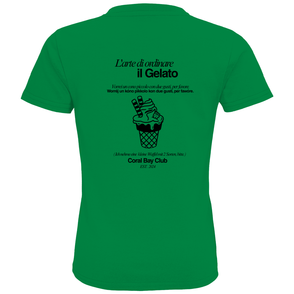 Kids Premium Bio T-Shirt Badge  Gelato