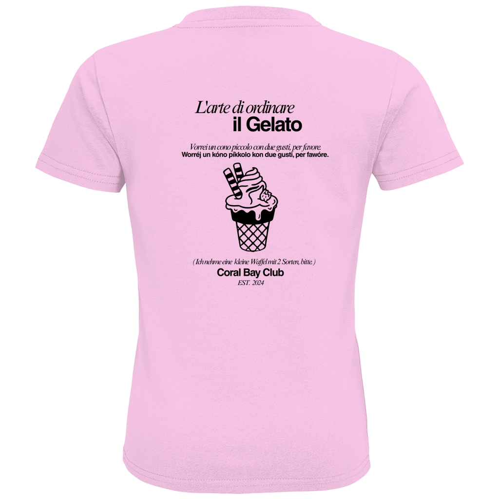 Kids Premium Bio T-Shirt Badge  Gelato