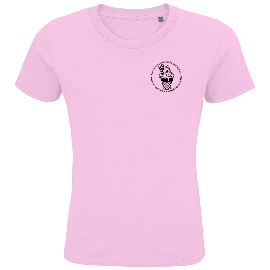 Kids Premium Bio T-Shirt Badge  Gelato