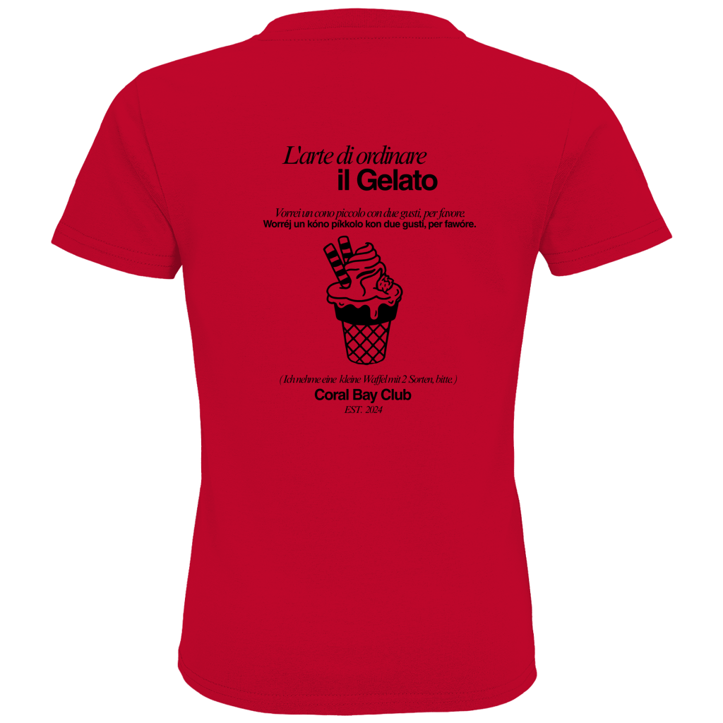 Kids Premium Bio T-Shirt Badge  Gelato