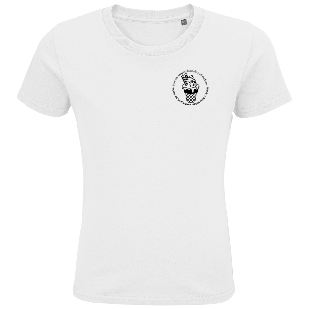 Kids Premium Bio T-Shirt Badge  Gelato