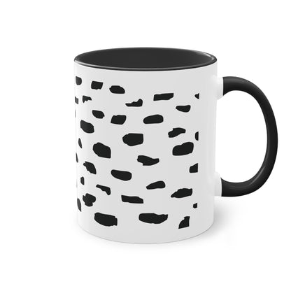 Tasse "Wild Dots"  stilvolles Boho Design in schwarz weiß aus der Kollektion "Mare"