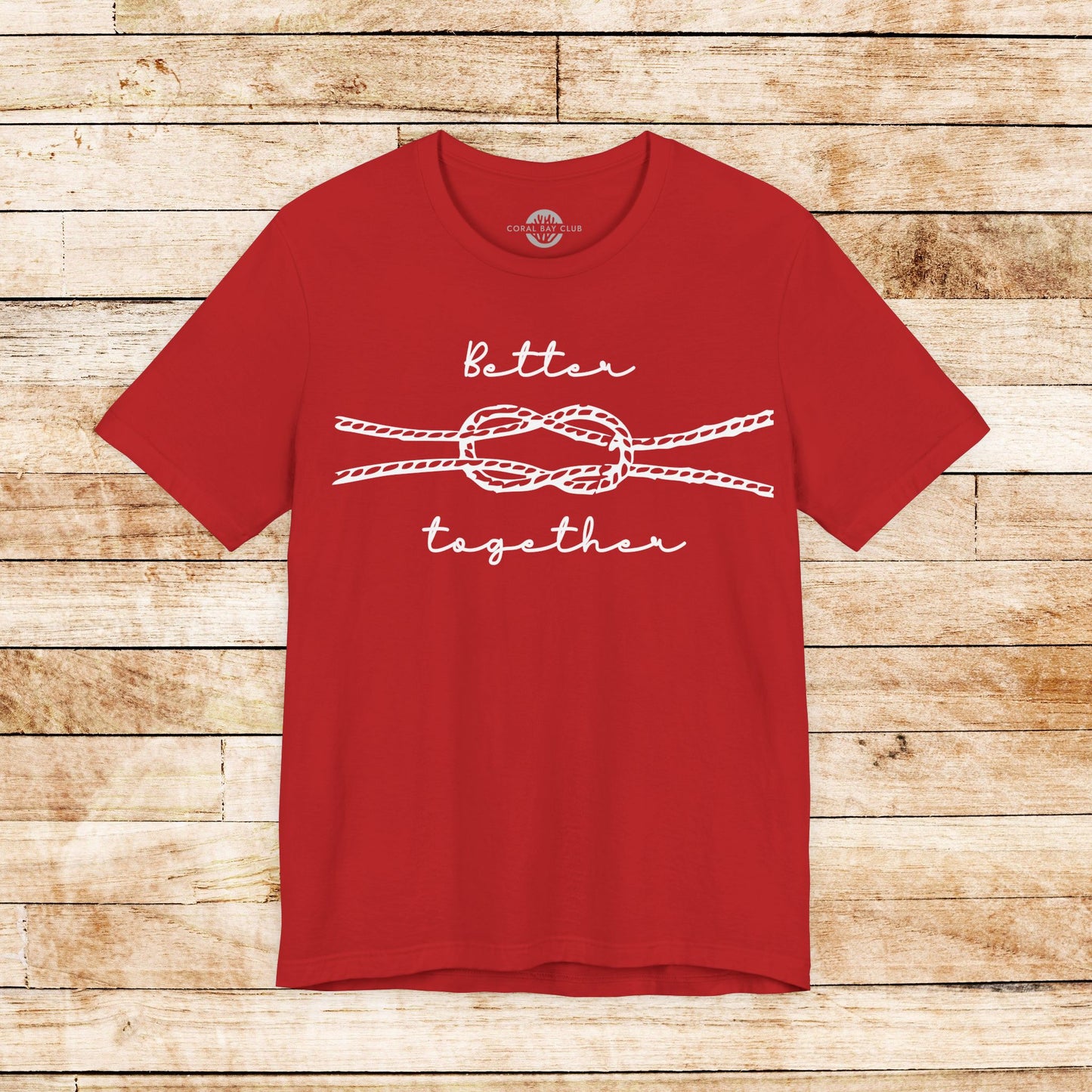 Allrounder Shirt mit Knotendesign "Better Together"