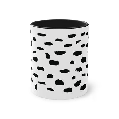 Tasse "Wild Dots"  stilvolles Boho Design in schwarz weiß aus der Kollektion "Mare"