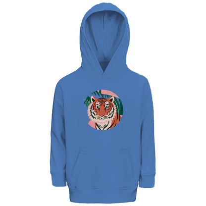Kinder Premium Bio Hoodie Tiger Sunshine
