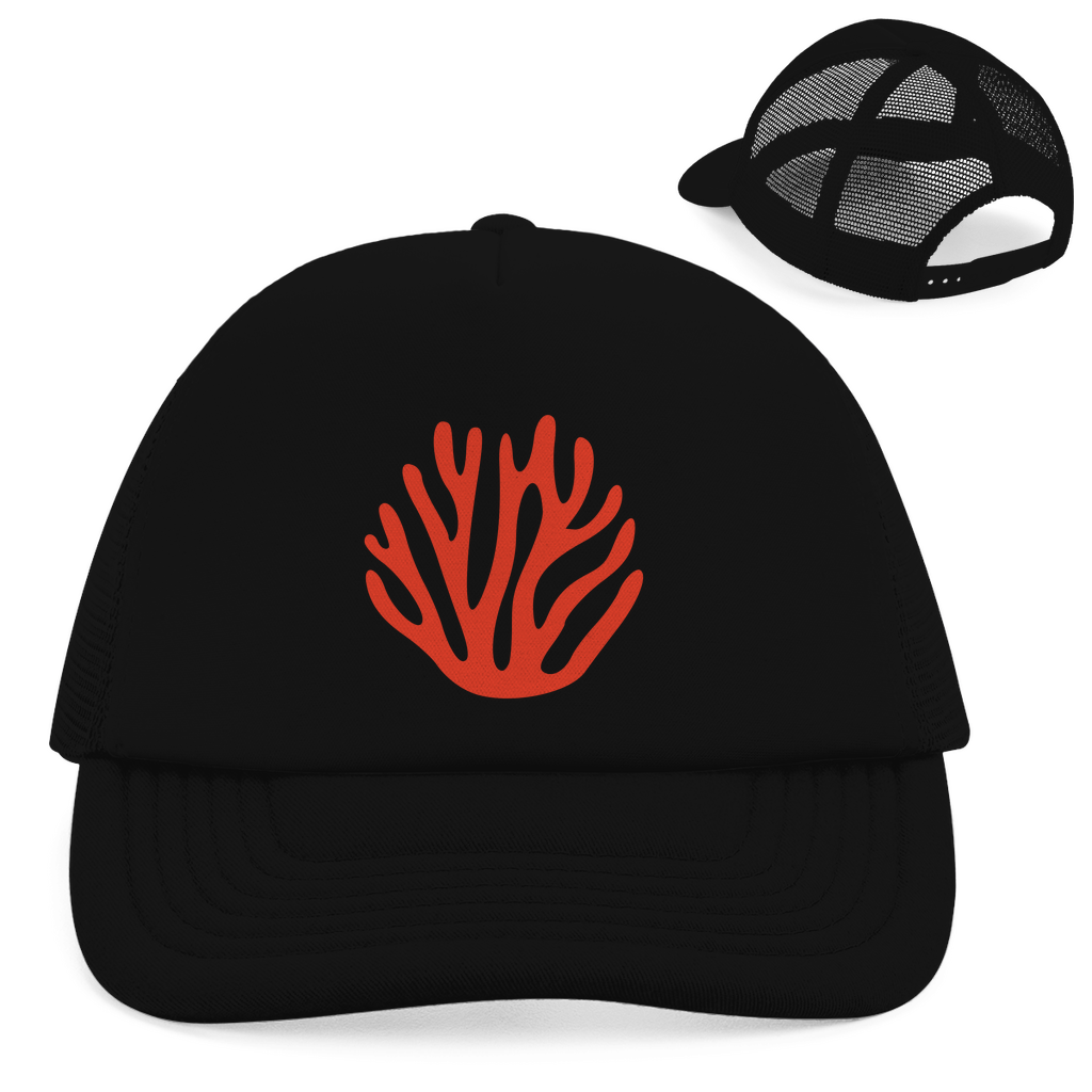Retro Trucker Cap Koralle