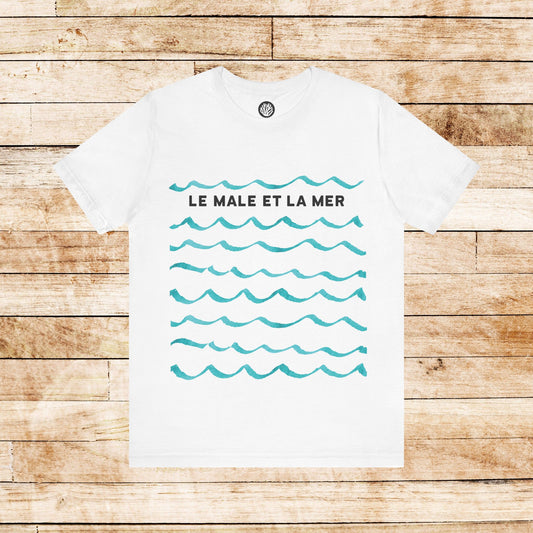 Surfer Shirt "Der Mann und das Meer" Wellen