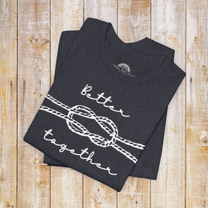 Allrounder Shirt mit Knotendesign "Better Together"
