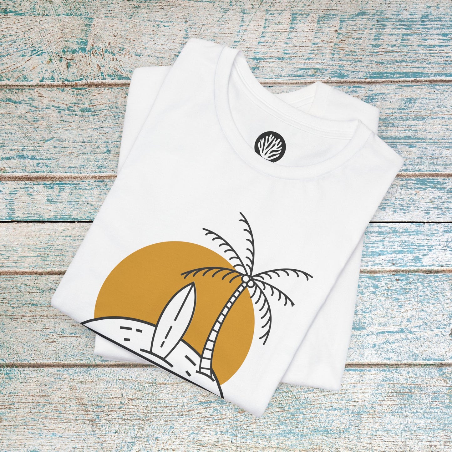 Surfer Shirt "Surf Paradies Golden Sun"