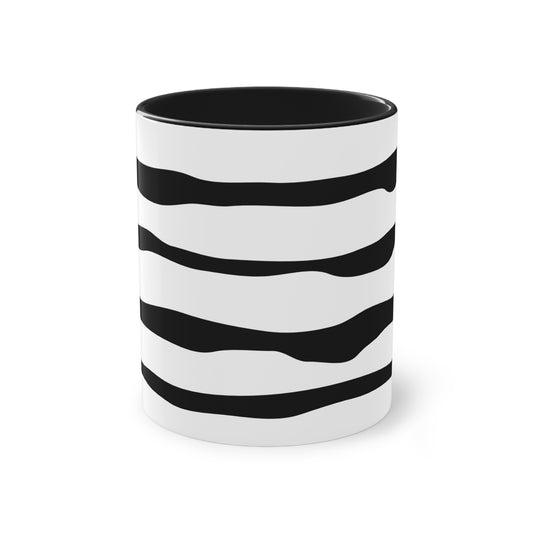 Tasse "Wild Lines"  stilvolles Boho Design in schwarz weiß aus der Kollektion "Mare"