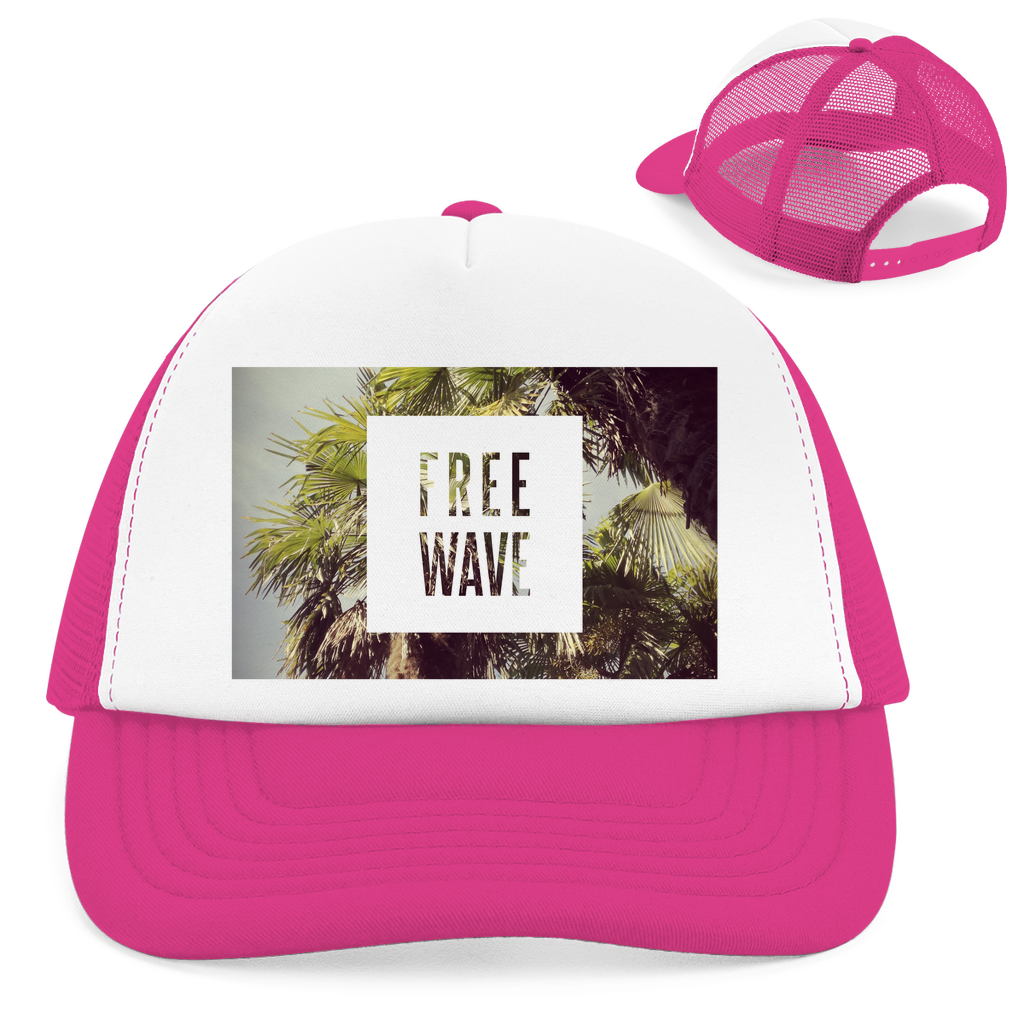 Retro Trucker Cap "Free Wave"