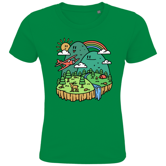 Kids Premium Bio T-Shirt Cute Mountain