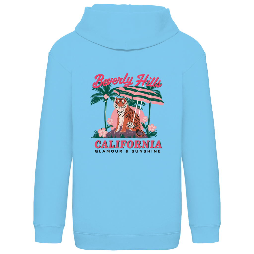 Kids Basic Hoodie Tiger kopf