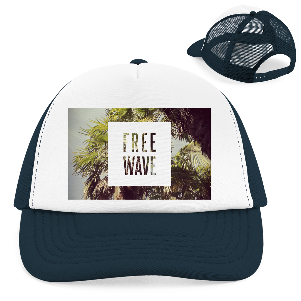 Retro Trucker Cap "Free Wave"