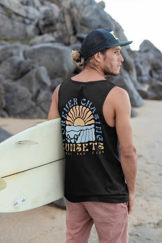 leichtes Muscle Shirt "Forever Chasing Sunsets"