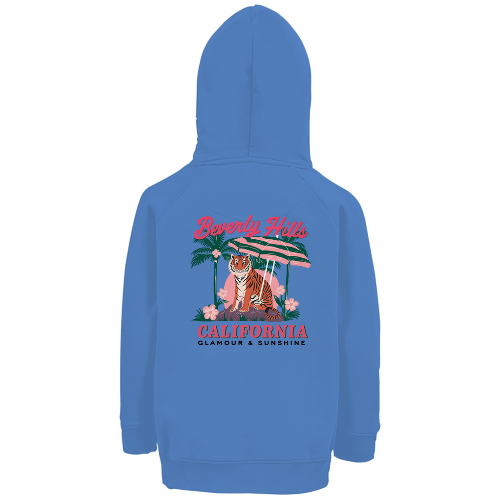 Kinder Premium Bio Hoodie Tiger Sunshine