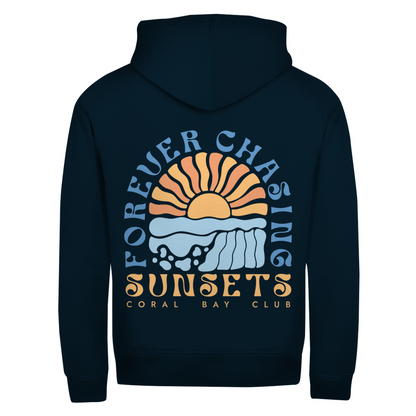 Zipper Hoodie Nui "Forever chasing Sunsets"