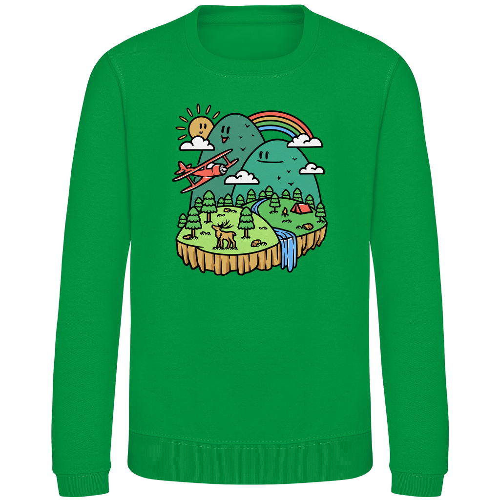 Kinder Sweatshirt Cute Mountain