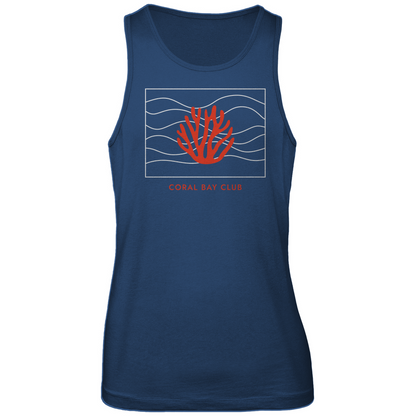 leichtes Muscle Shirt "Wellen & Koralle"