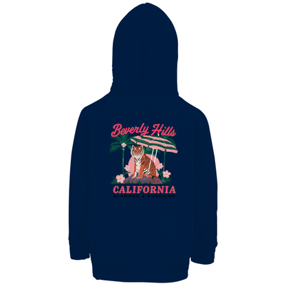 Kinder Premium Bio Hoodie Tiger Sunshine