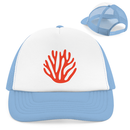 Retro Trucker Cap Koralle