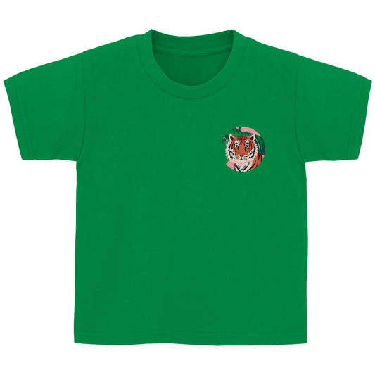 Kinder Basic T-Shirt Tiger Sunshine