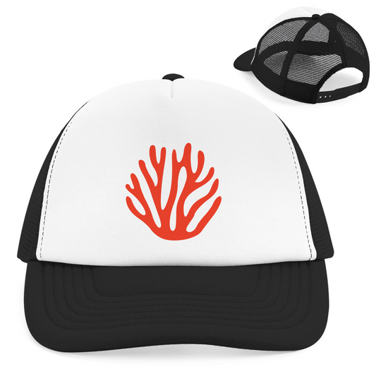 Retro Trucker Cap Koralle