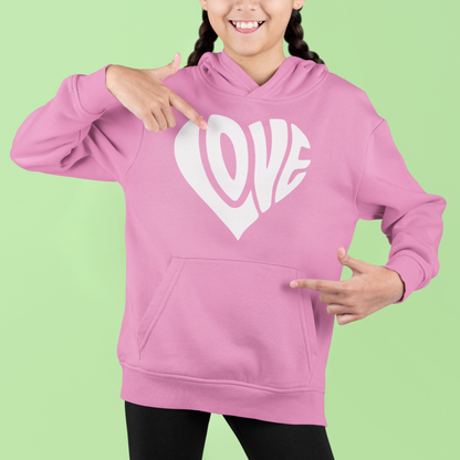 Kids Hoddie WALLABY "Herz mit Schriftzug Love"