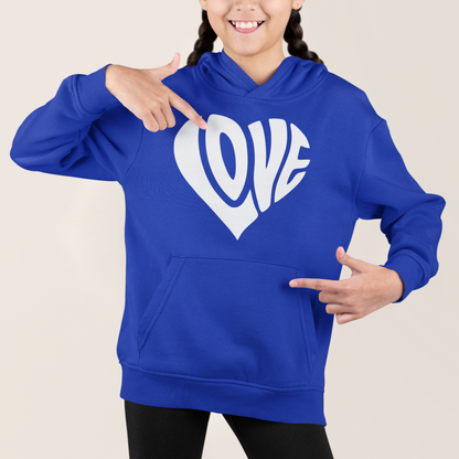 Kids Hoddie WALLABY "Herz mit Schriftzug Love"