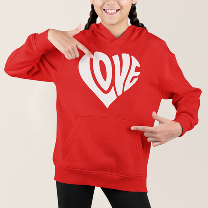 Kids Hoddie WALLABY "Herz mit Schriftzug Love"