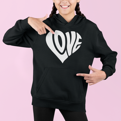 Kids Hoddie WALLABY "Herz mit Schriftzug Love"