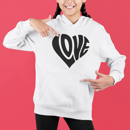 Kids Hoddie WALLABY "Herz mit Schriftzug Love"
