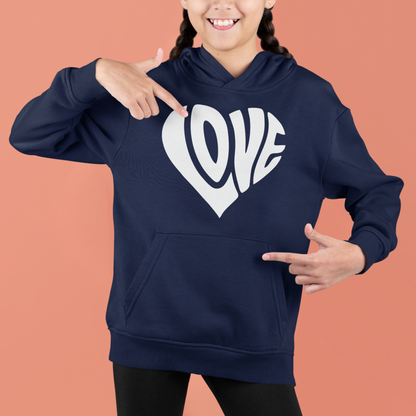 Kids Hoddie WALLABY "Herz mit Schriftzug Love"